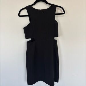 Milly Minis Sleeveless Stretch-Crepe Cutout Minidress